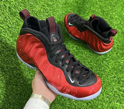 nike foamposite metallic red box|nike air foamposite metallic red.